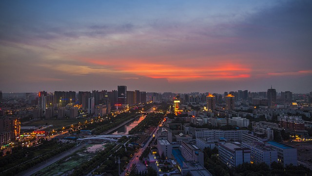 Zheng Zhou city night view