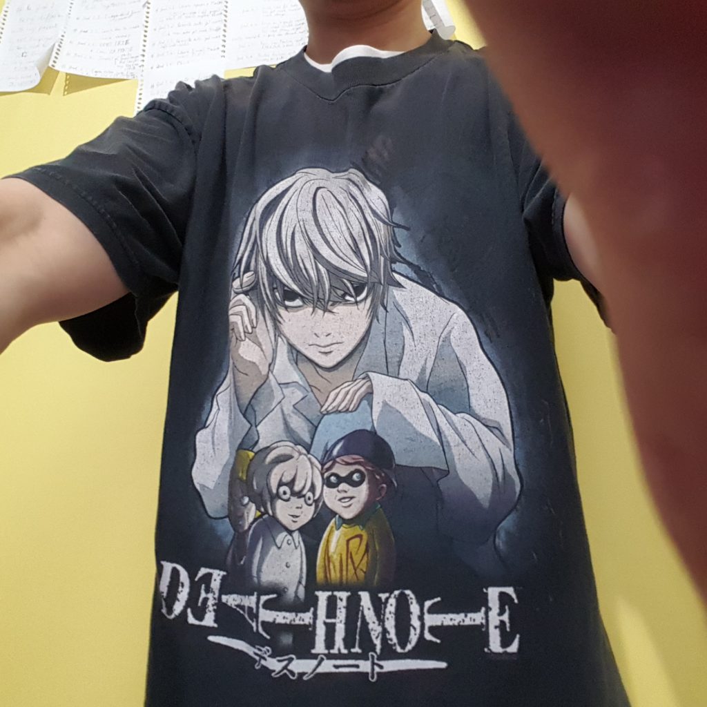 My Death Note t-shirt (front)