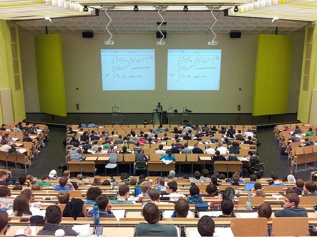 university classroom lecture
